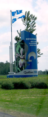 Border of Québec