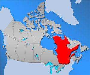 Québec map